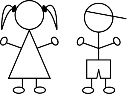 Girl and Boy Logo